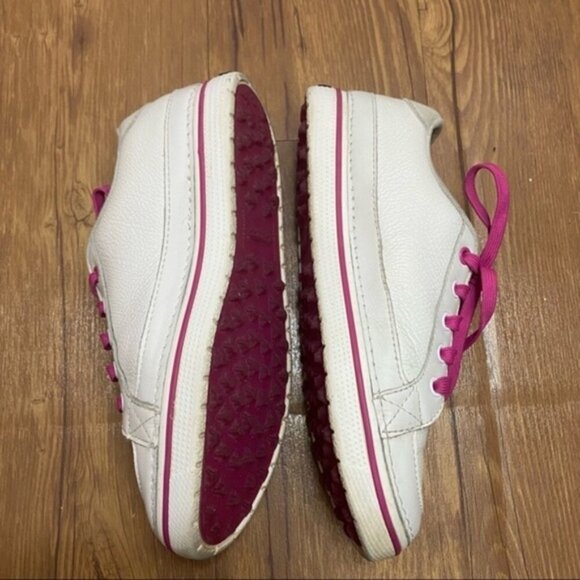Crocs 18973 Bradyn Golf Shoes White Pink Women Size 8 - Picture 3 of 9